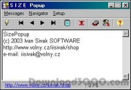 SizePopup screenshot